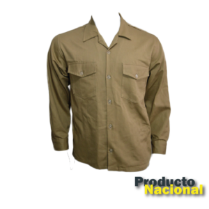 CAMISA EN DRIL MANGA LARGA