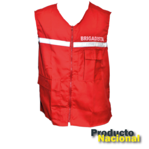 CHALECO BRIGADISTA ROJO