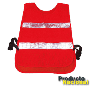 CHALECO REFLECTIVO TIPO PETO EN MALLA NARANJA