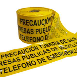 CINTAS DE ACORDONAMIENTO DE RED DE GAS X 300 METROS