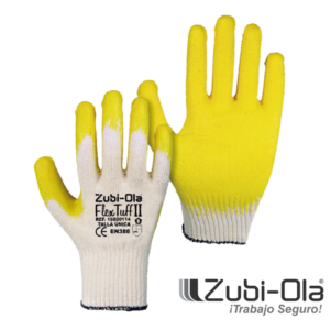 GUANTES HILAZA LATEX FLEX TUFF ZUBI-OLA