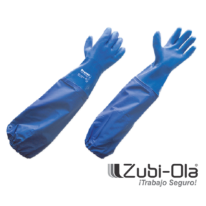 GUANTE SEMICORRUGADO PVC BLUE ZUBI-OLA