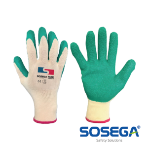 GUANTE TANK HILAZA LATEX VERDE L1101 SOSEGA