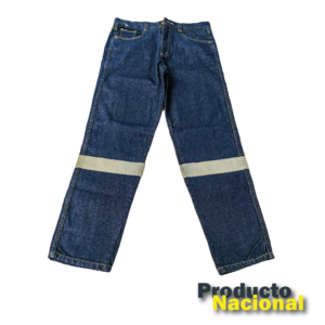 JEAN HOMBRE DOTACIÓN CON CINTA REFLECTIVA EN LA BOTA