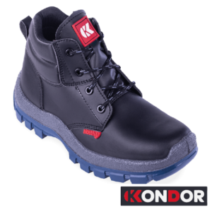 BOTA LISA NEGRA  DIELECTRICA KONDOR