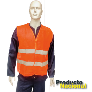 CHALECO SEGURIDAD FLUORESCENTE NARANJA