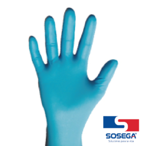 GUANTE NITRILO AZUL  USO INDUSTRIAL 8 MILÉSIMAS SOSEGA