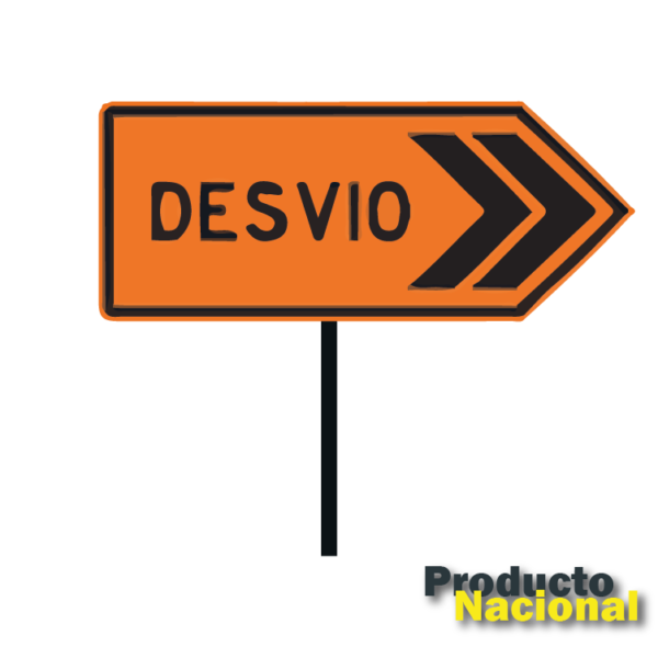 SEÑALES INFORMATIVAS PARA OBRA SIO-07 DESVÍO PARAL DE 3 METROS