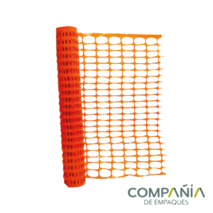 MALLA SEÑALIZACIÓN NARANJA ROLLO 1.40X50MT COMPAÑÍA DE EMPAQUES