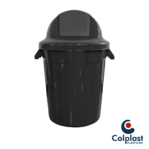 CONTENEDOR 120 LITROS TAPA CÚPULA COLPLAST