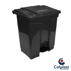 CANECA DE PEDAL RECTANGULAR DE 60 LITROS COLPLAST