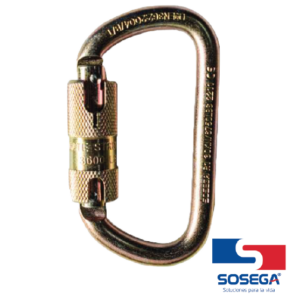 MOSQUETÓN ACERO R1 30KN SOSEGA