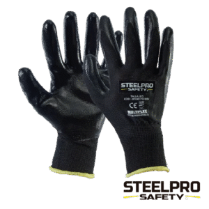 GUANTE MULTIFLEX POLIESTER NITRILO STEELPRO