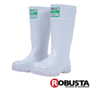 BOTA GUERRERA BLANCA ÁCIDOS GRASOS SEGURIDAD C/P ROBUSTA
