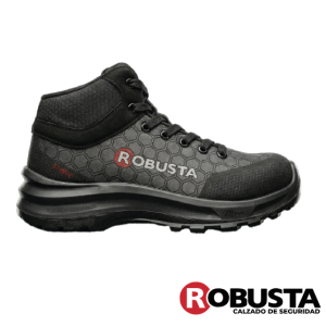 TENIS SEGURIDAD POWER ONE NEGRO/ROJO ROBUSTA